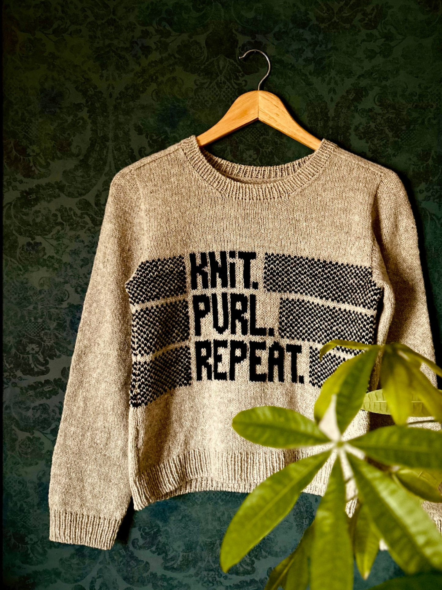 Knit Purl Repeat Sweater – Strickanleitung