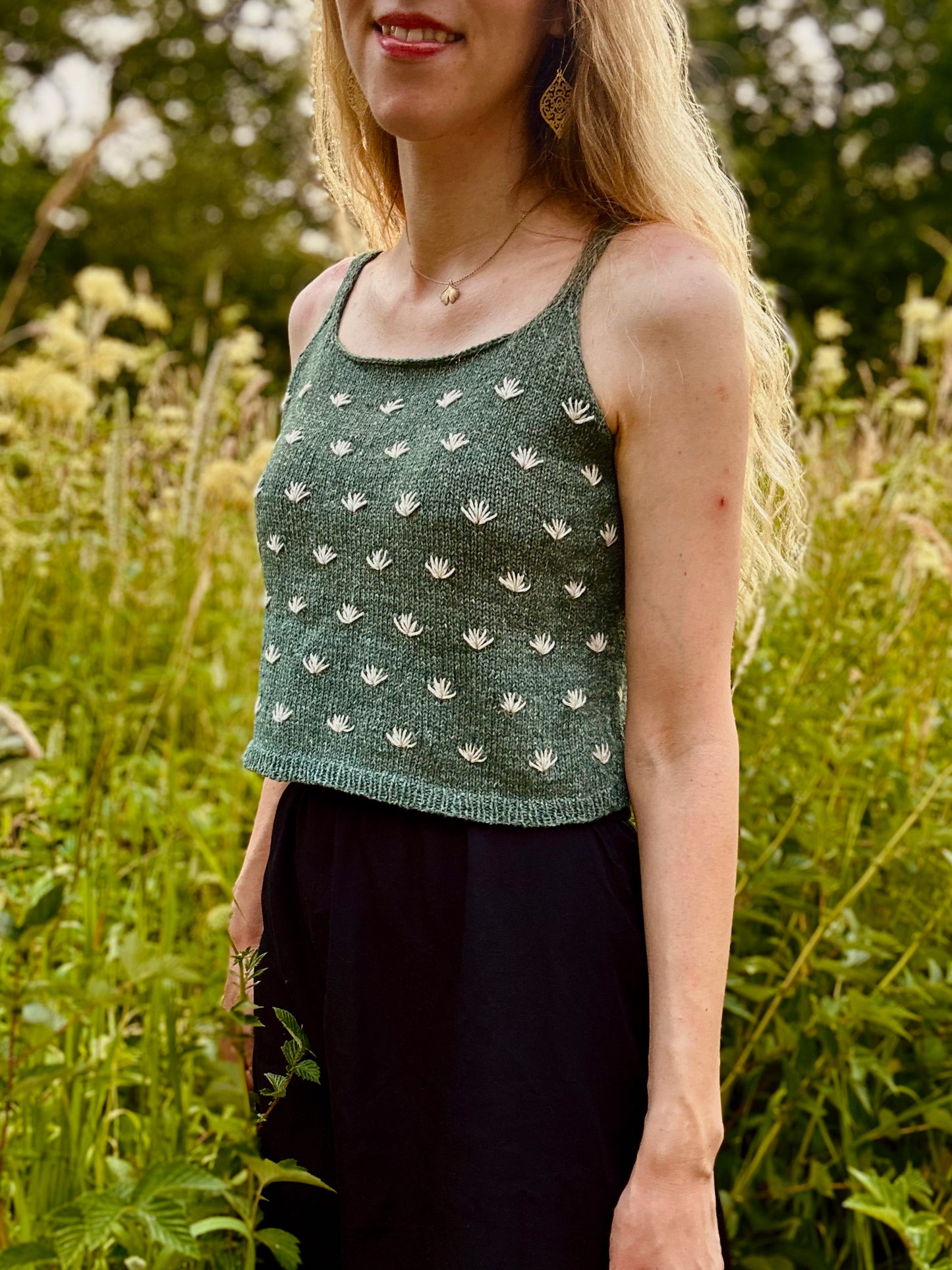 Wildflower Power Top – Strickanleitung