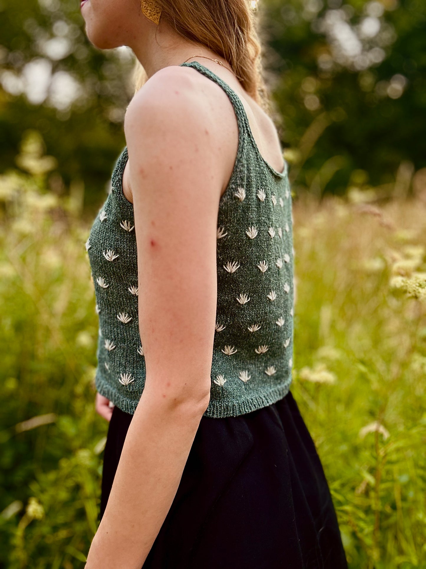 Wildflower Power Top – Strickanleitung