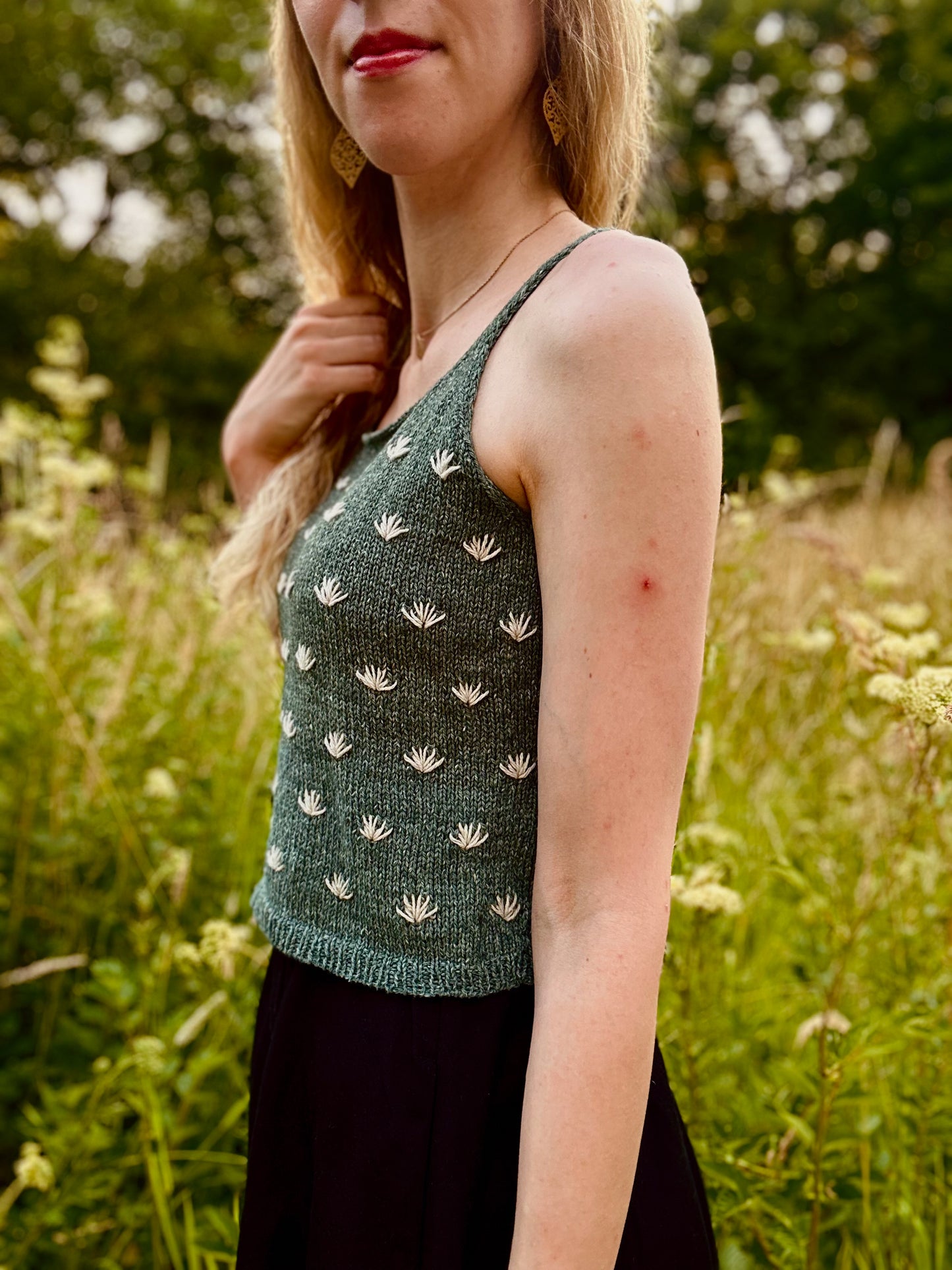 Wildflower Power Top – Strickanleitung