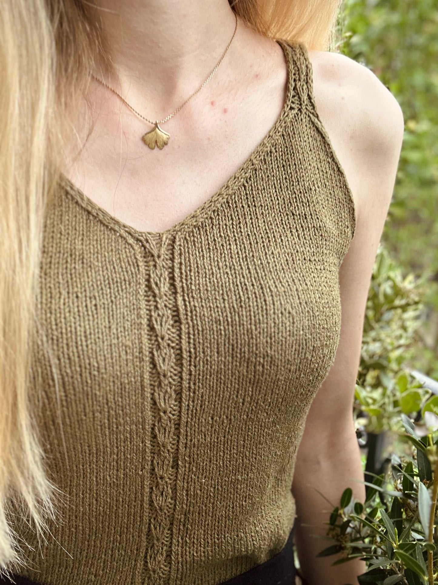 Ginkgo Biloba Top – Knitting pattern