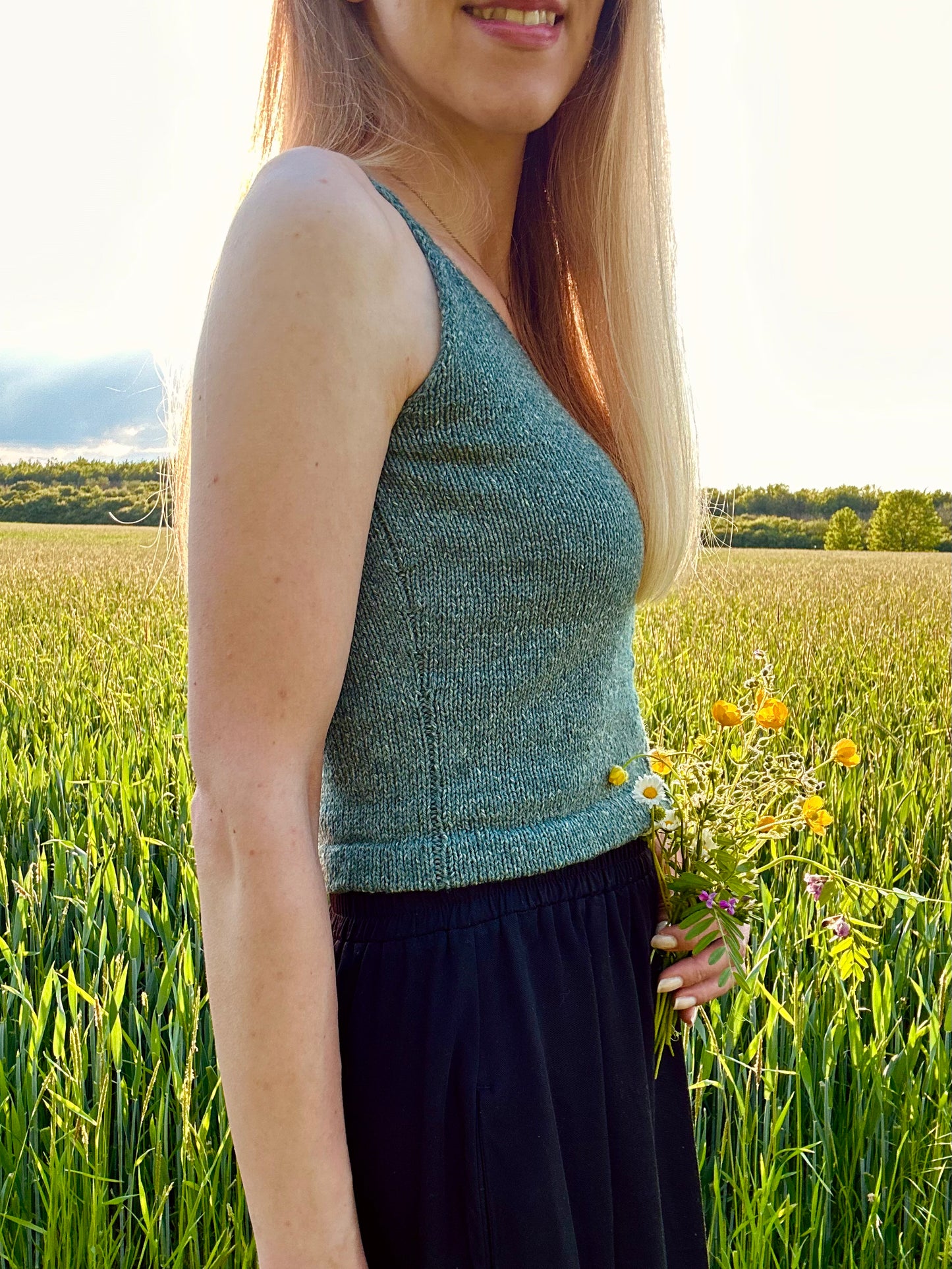 Ginkgo Biloba Top – Knitting pattern