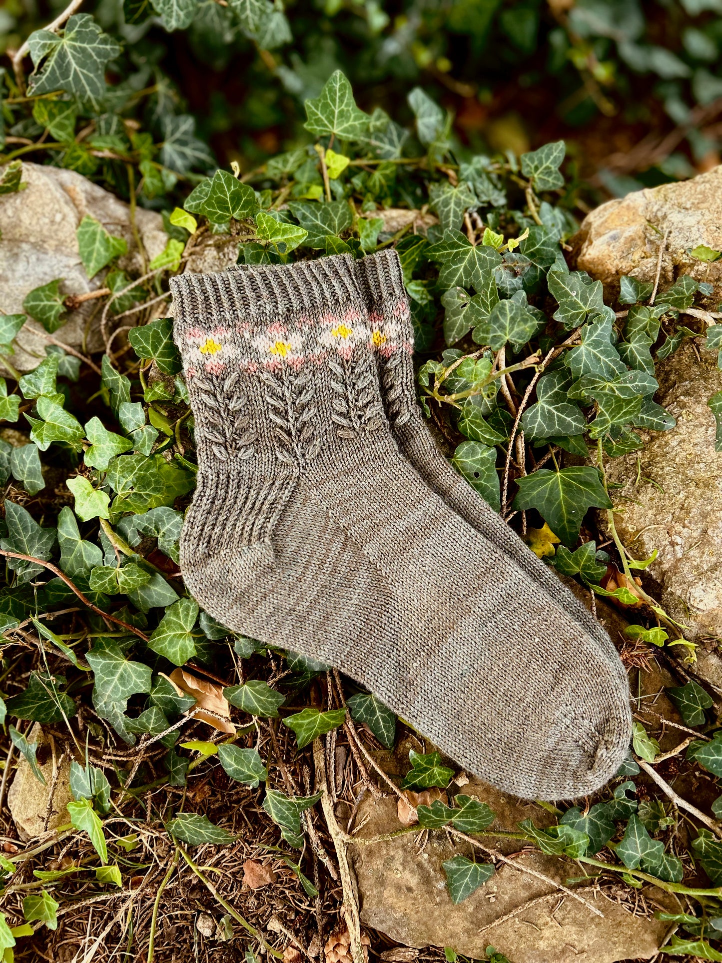 Geranium Socks – Knitting pattern