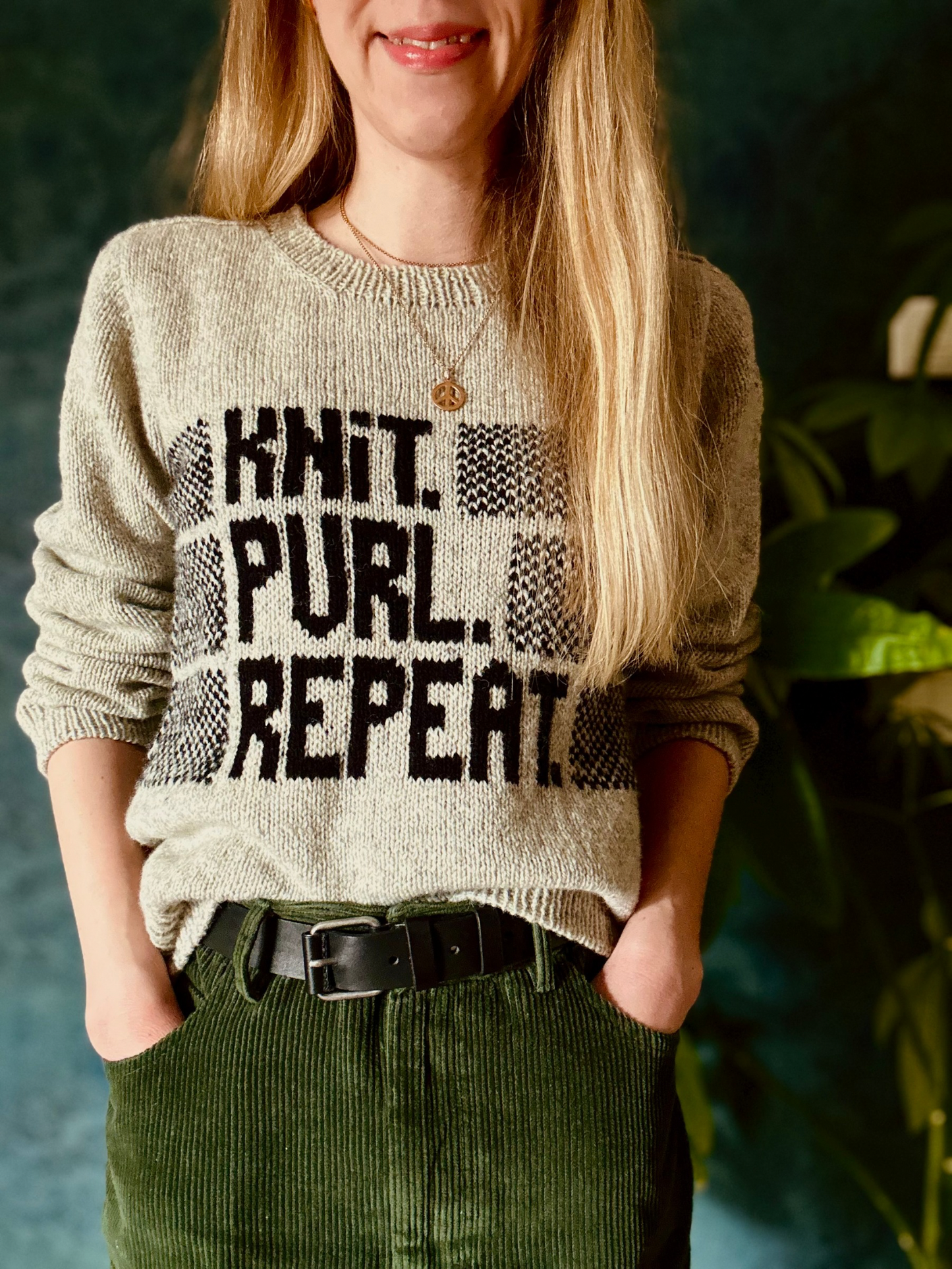Knit Purl Repeat Sweater – Strickanleitung